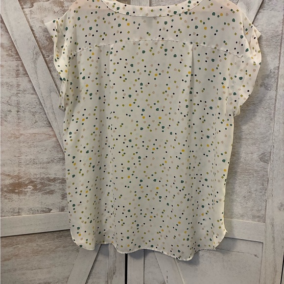 Ann Taylor Multicolor Dot Blouse - Picture 2 of 4